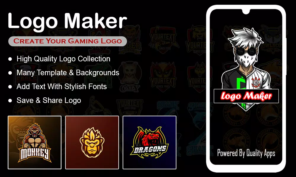 FF Logo Maker - Gaming Esport स्क्रीनशॉट 0