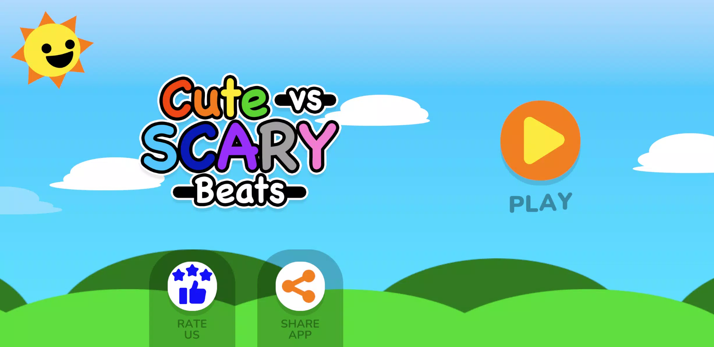 Cute vs Scary Beats ภาพหน้าจอ 0