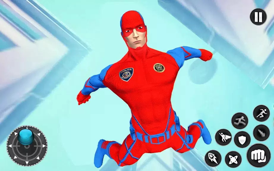 Captain Super Hero Man Game 3D Captura de tela 0