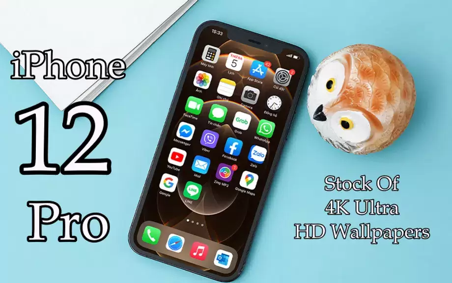 iPhone 12 Pro Launcher Themes ဖန်သားပြင်ဓာတ်ပုံ 0