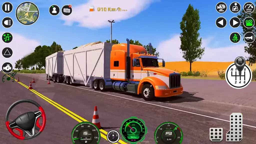 American Cargo City Driving 3D Capture d'écran 1