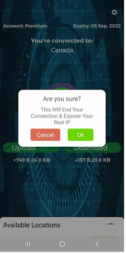 Schermata Elink VPN 2