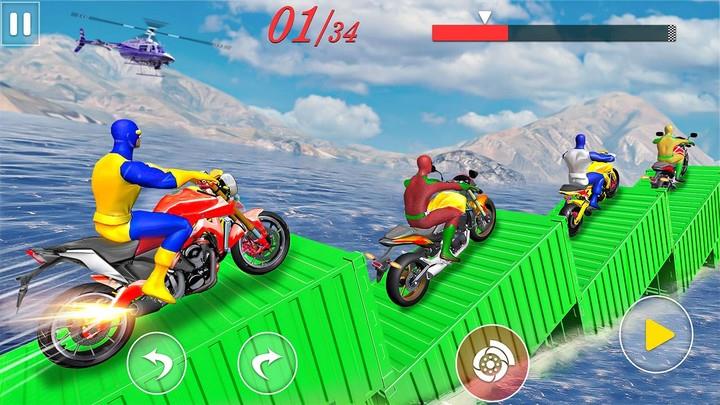 Motorbike Race Motorcycle Game ภาพหน้าจอ 1