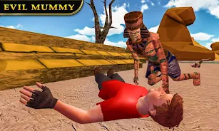 Superhero Mummy Ancient War 3D Schermafbeelding 3