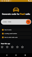 Ford radio code generator Ekran Görüntüsü 3