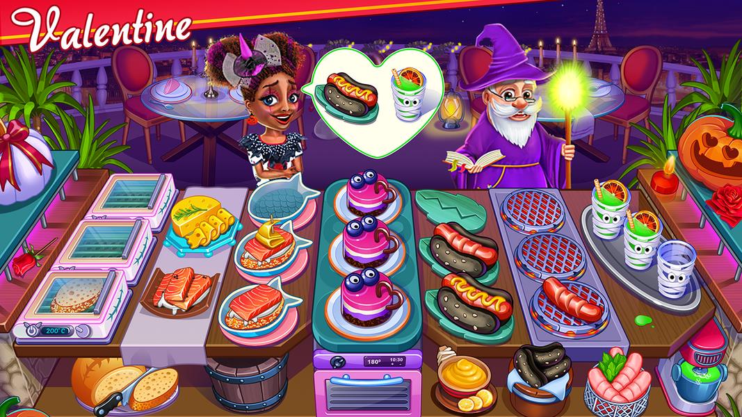 Halloween Street Food Shop Restaurant Game ဖန်သားပြင်ဓာတ်ပုံ 0