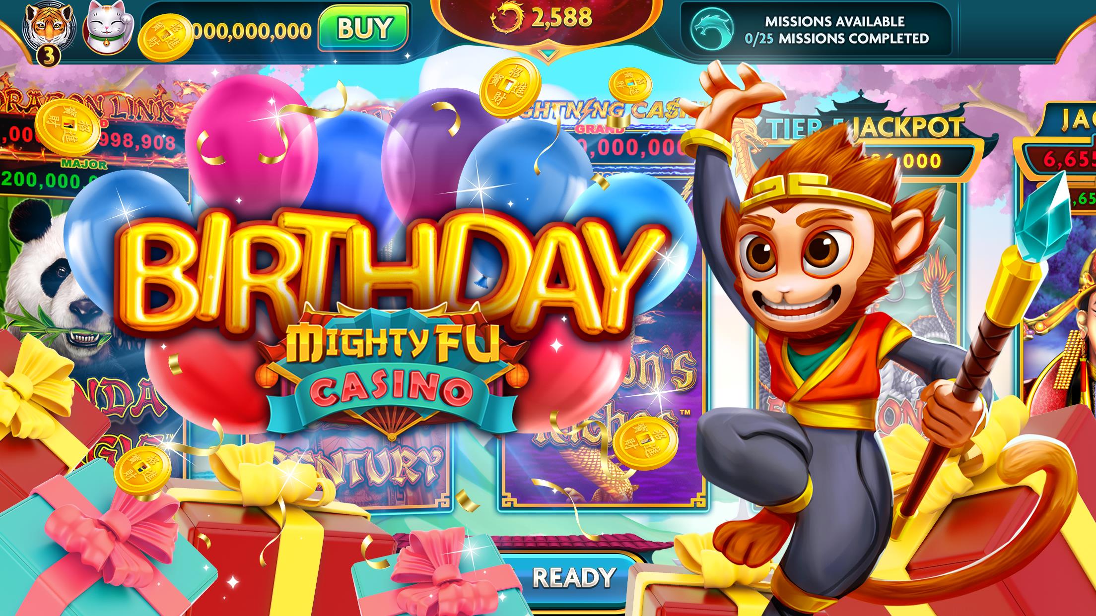 Mighty Fu Casino - Slots Game Captura de pantalla 1