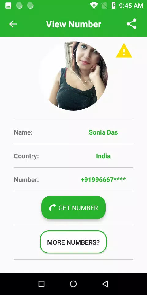 Schermata Girls Phone Number for Chat 2