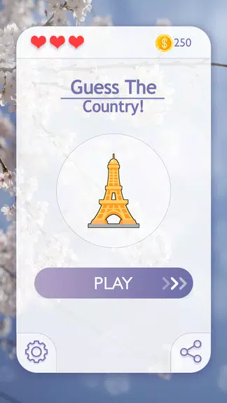 Guess The Country : Quiz Game Tangkapan skrin 1