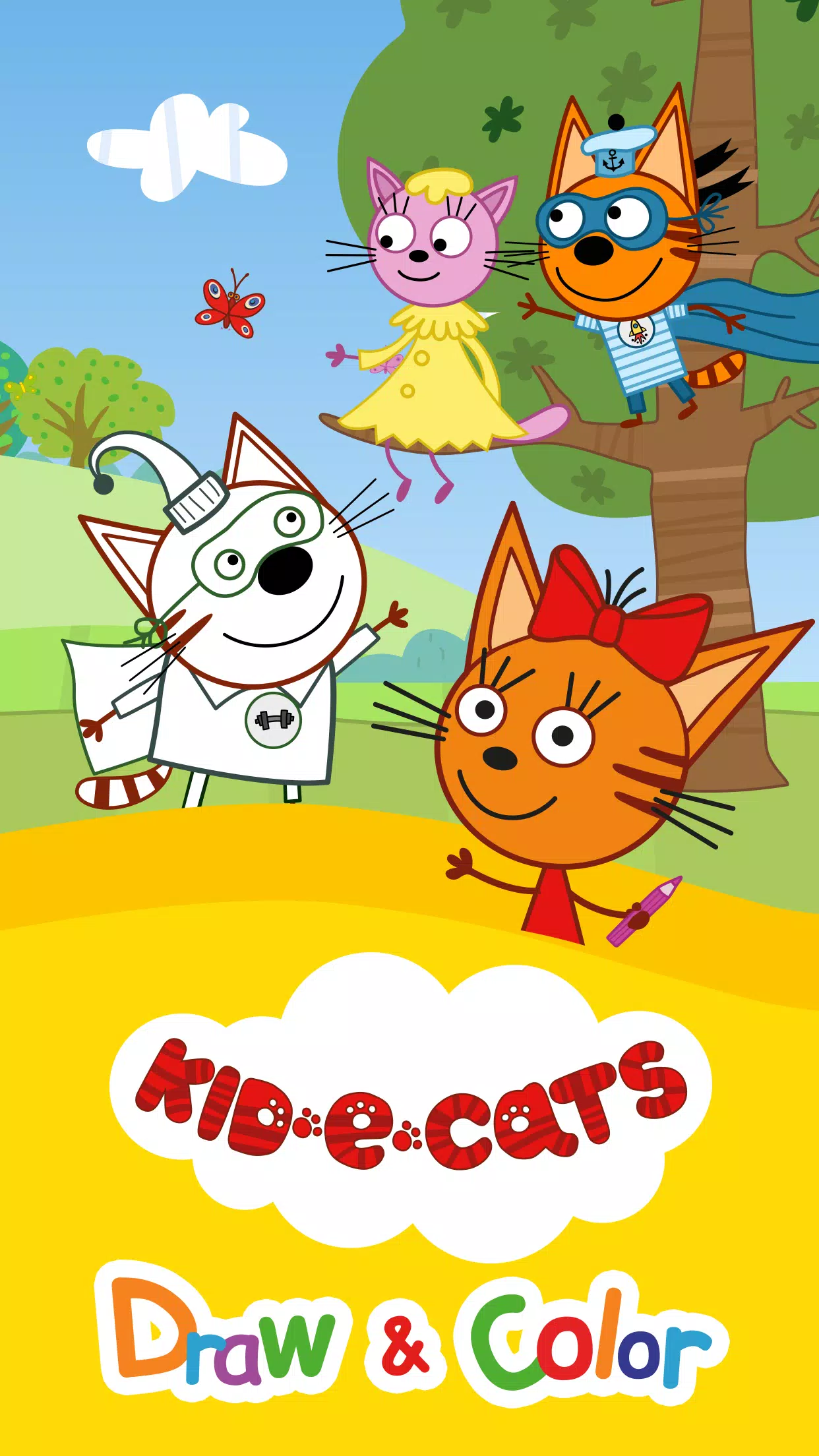 Schermata Kid-E-Cats: Draw & Color Games 0