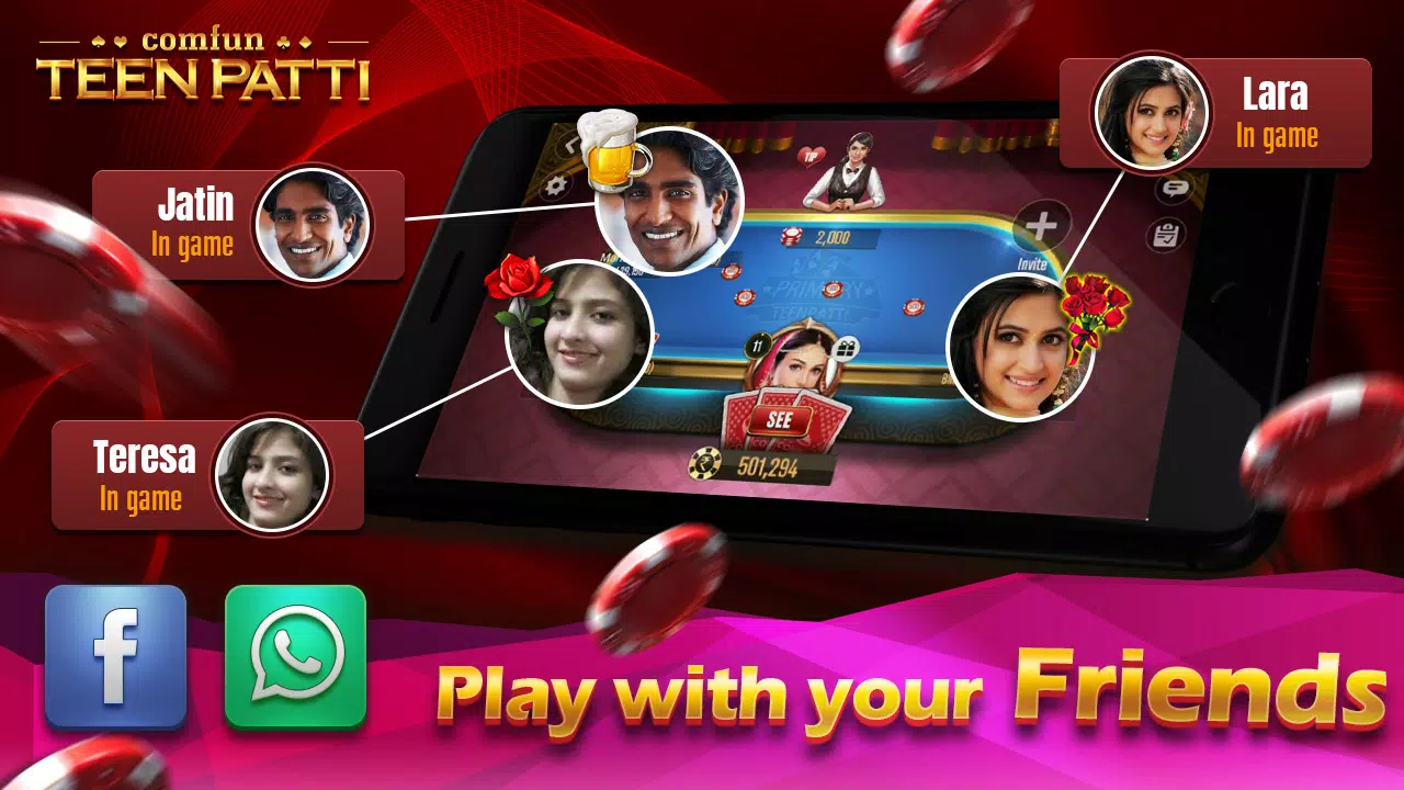 Teen Patti Comfun Card Online Captura de pantalla 0