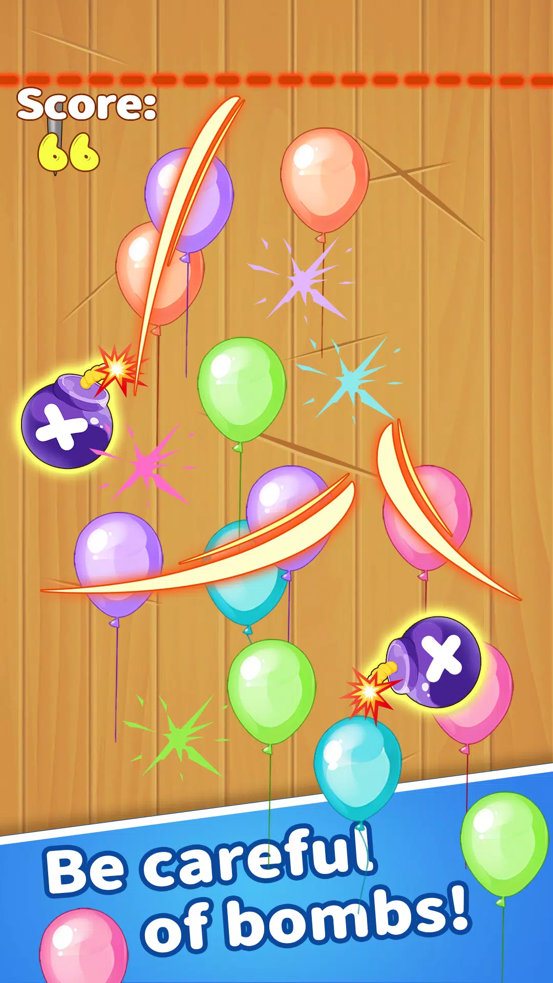 Crazy Breaking Balloons Ảnh chụp màn hình 2