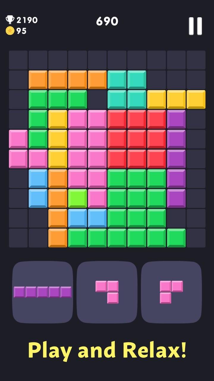 Blocks Classic Blast Puzzle 스크린샷 1