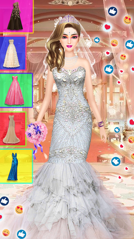 Dress Up Girls Makeup Game Captura de pantalla 2