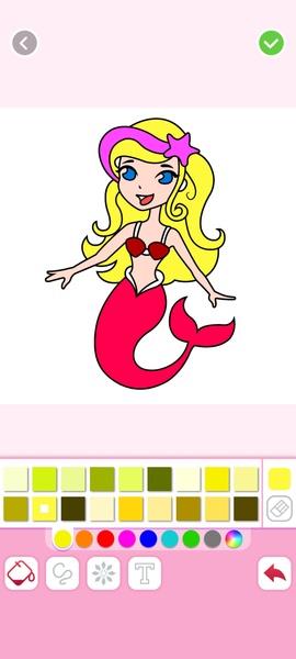 Mermaids Coloring Скриншот 3