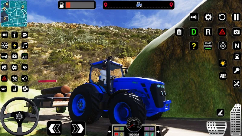 Tractor Trolly Driving Games Tangkapan skrin 0