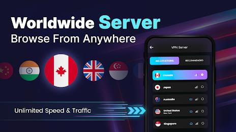 Hotspot VPN Fast Proxy Server ภาพหน้าจอ 0