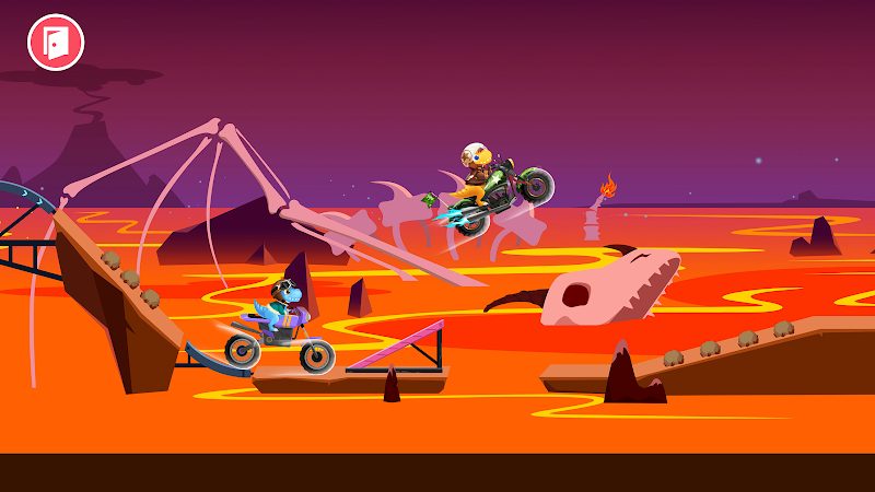 Schermata Dirt Bike Games for Kids 1