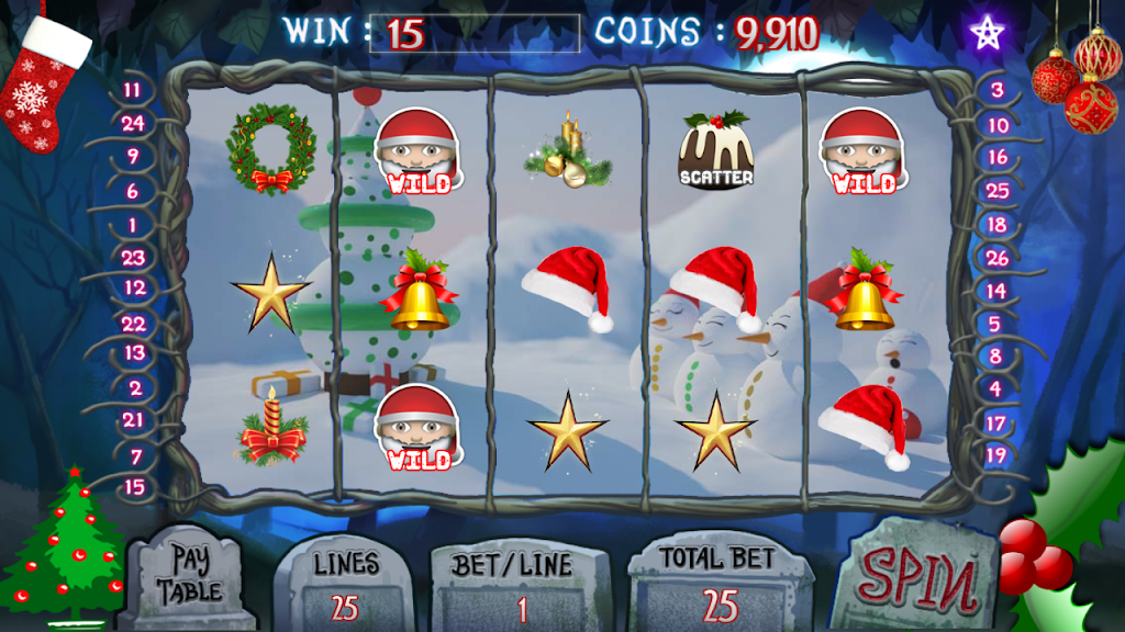 Christmas Jackpot : Real Casino Slot Master 777 ภาพหน้าจอ 2