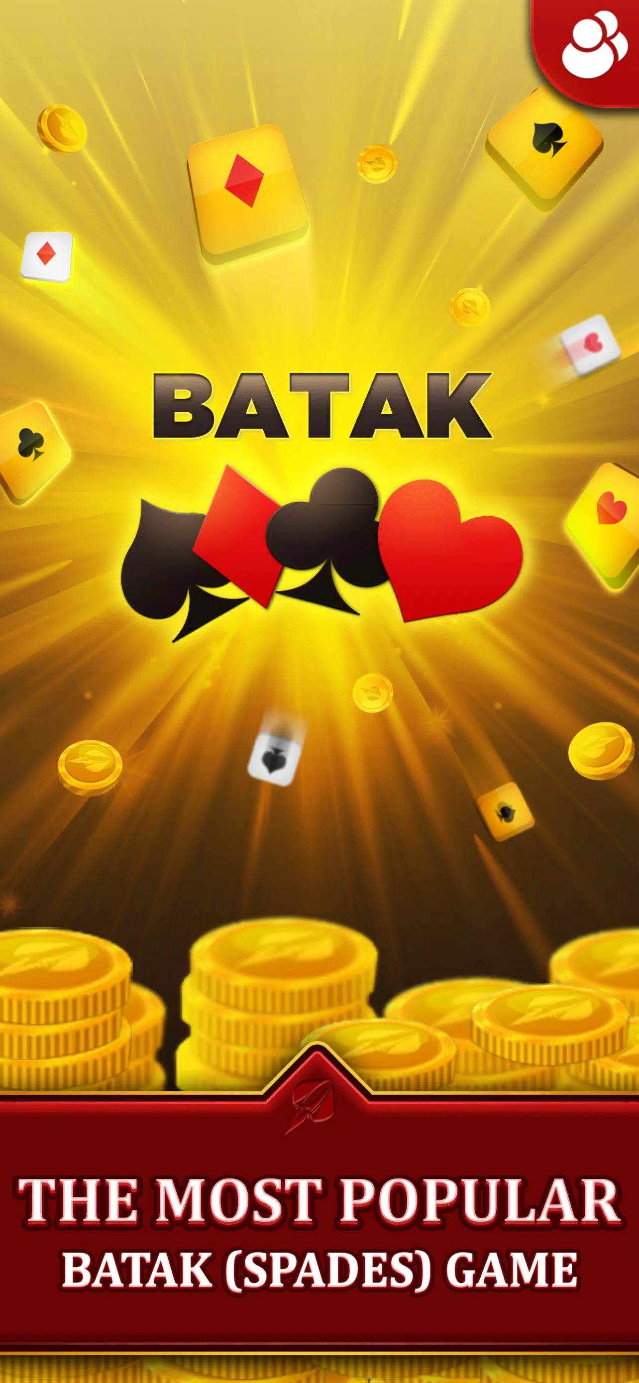 Spades - Batak Online HD Captura de tela 0