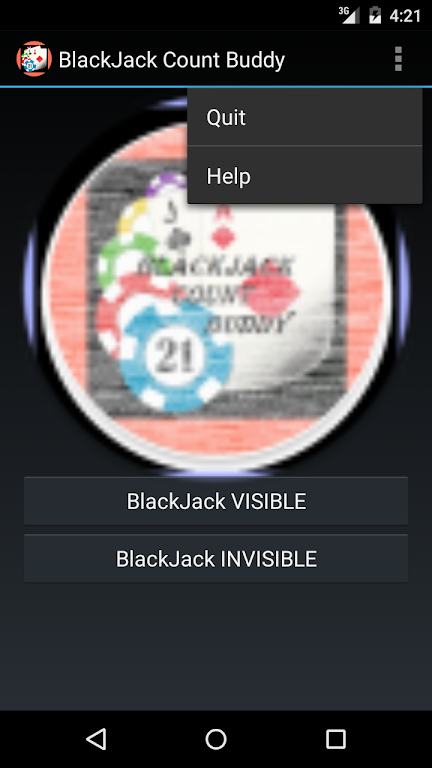BlackJack Count+++ Captura de pantalla 0
