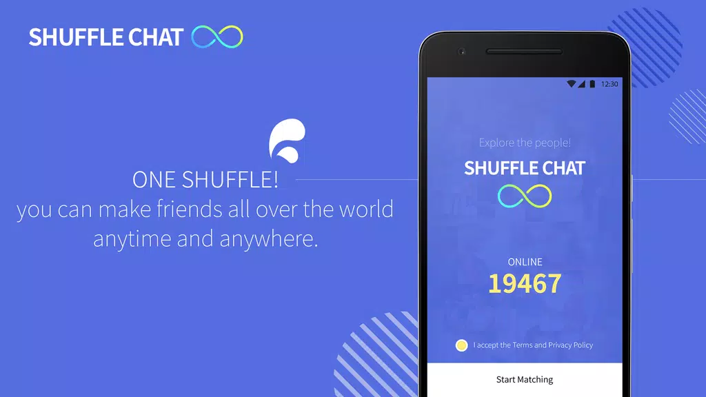 Shuffle Chat - Chat with global friends Schermafbeelding 1