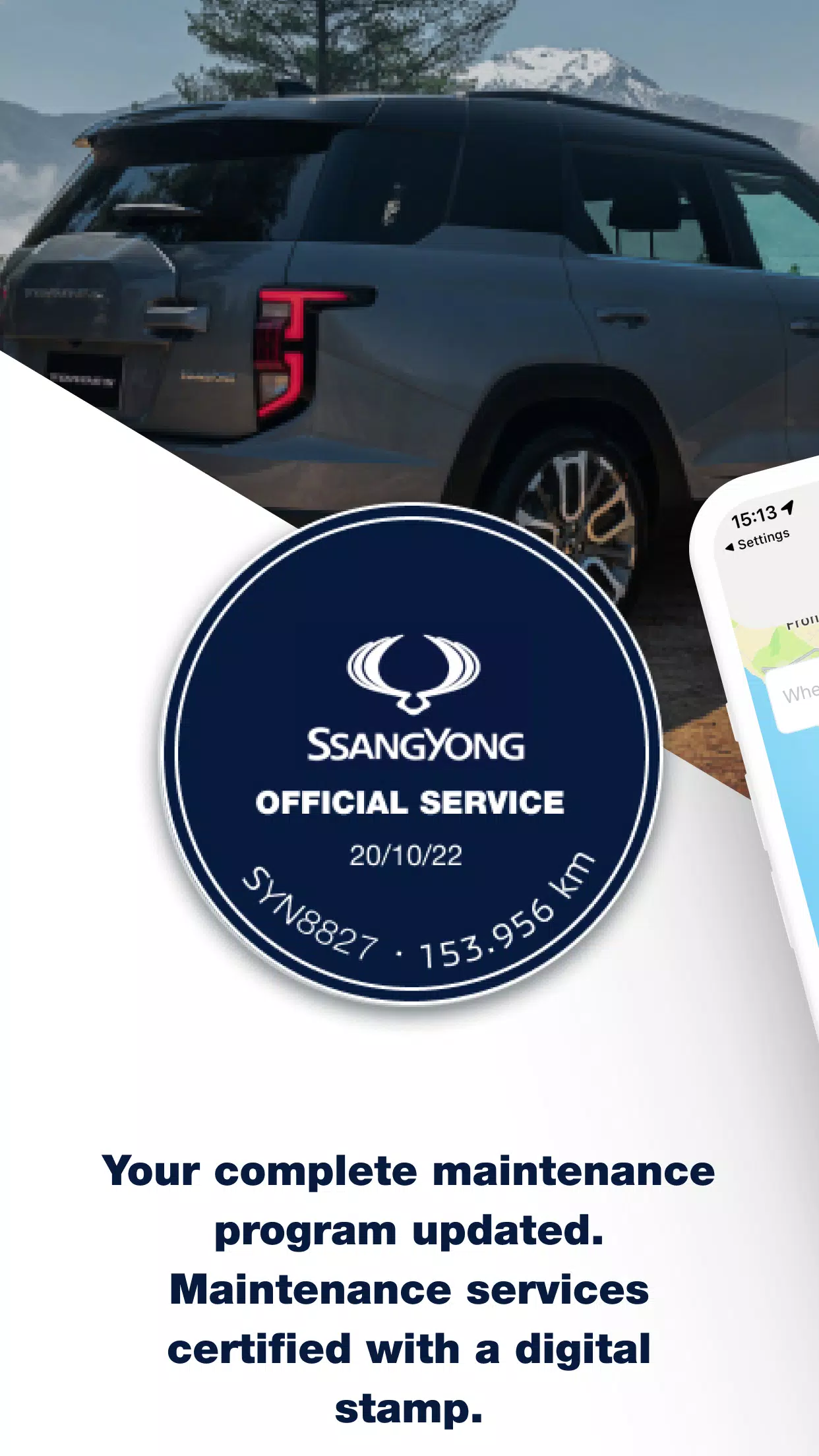 SsangYong App Screenshot 2