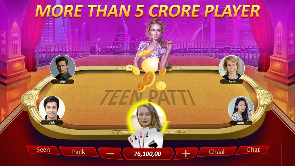 Teen Patti Gold + flash rummy poker callbreak Captura de tela 1