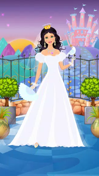 Princess Wedding Dress Up Game ภาพหน้าจอ 0