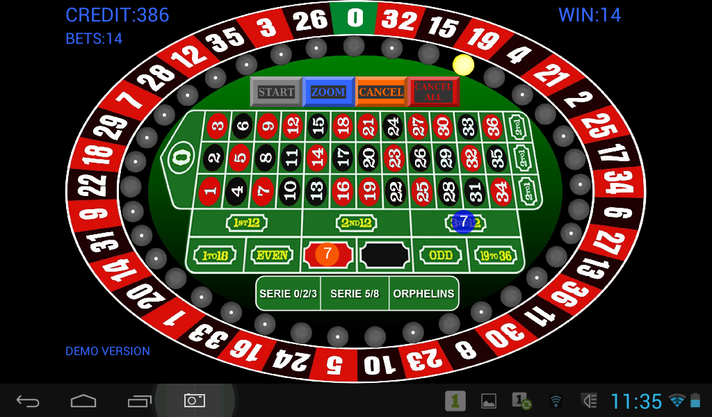 Schermata Round Roulette Demo 1