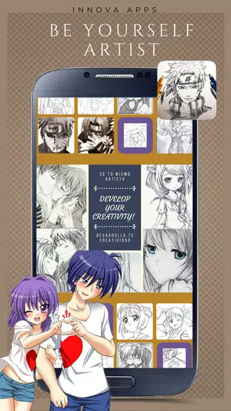 DRAW/MANGA - Learn to draw ani Screenshot 2