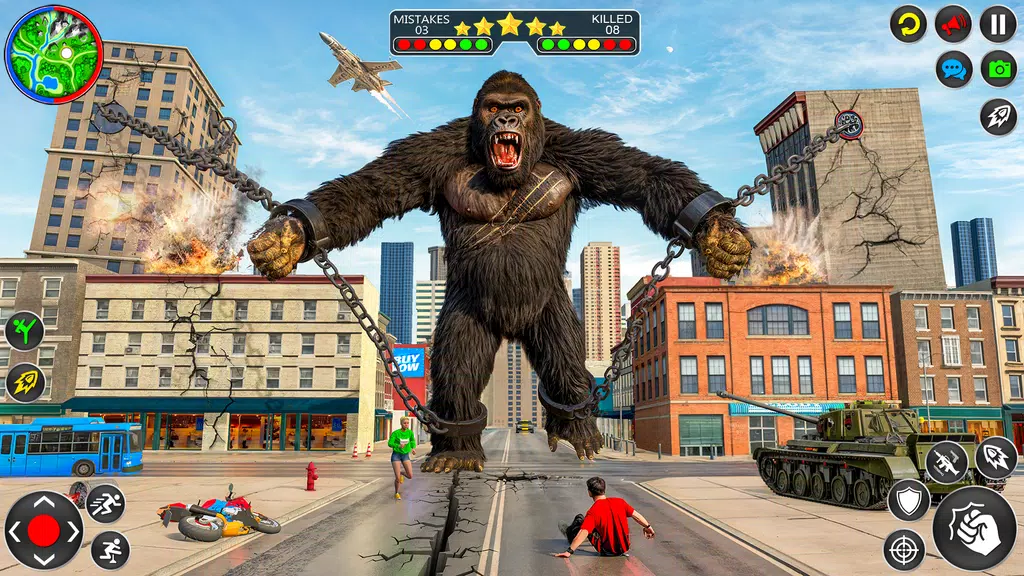 King Kong Gorilla City Attack ภาพหน้าจอ 1