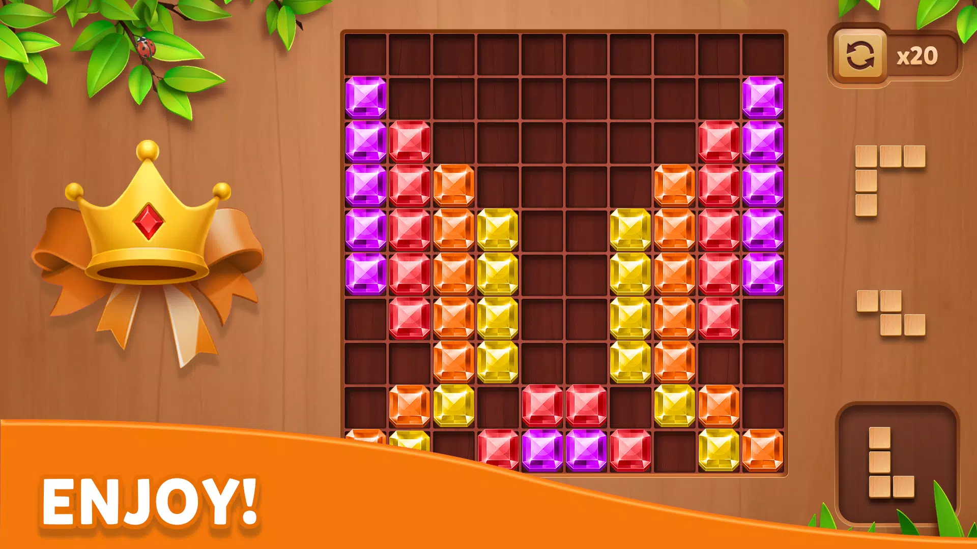 Cube Block - Woody Puzzle Game 스크린샷 3