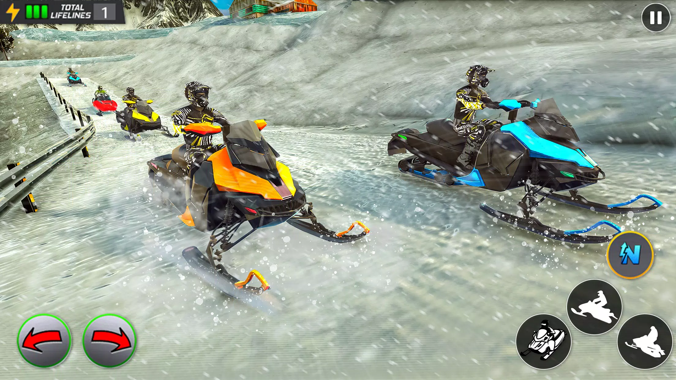 Crazy Skills Snowcross Games ภาพหน้าจอ 0