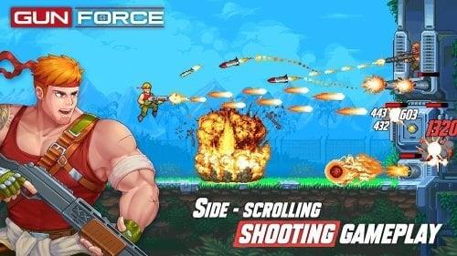 Gun Force: Action Shooting Zrzut ekranu 0