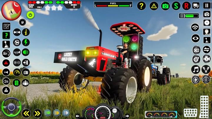 Real Farm Indian Tractor Game Ekran Görüntüsü 0