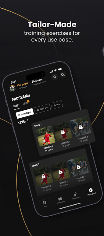 Ballers App: Football Training ဖန်သားပြင်ဓာတ်ပုံ 1