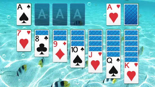 Solitaire: Ocean Blue Zrzut ekranu 3