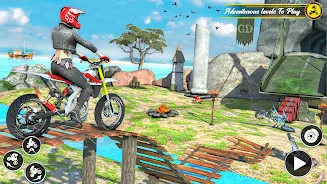 Motor Bike Race: Stunt Driving Captura de pantalla 1