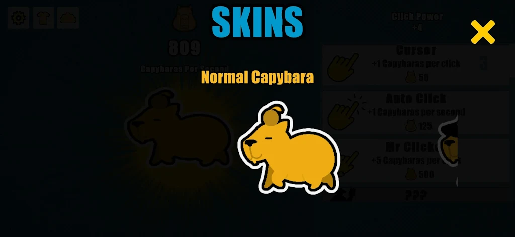 Schermata Capybara Clicker 2