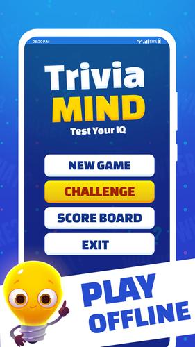Trivia Mind - Test Your IQ Captura de pantalla 0