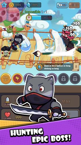 Cat Legend: Idle RPG War應用截圖第3張