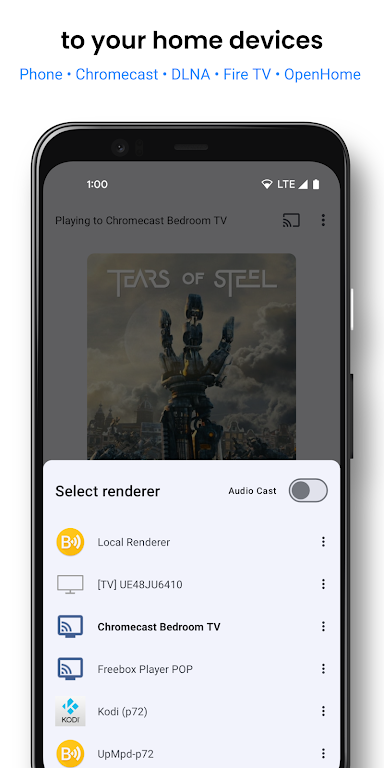 BubbleUPnP for DLNA/Chromecast Mod ภาพหน้าจอ 1