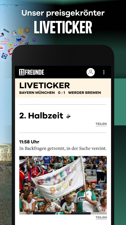 Schermata 11FREUNDE - News & Liveticker 1