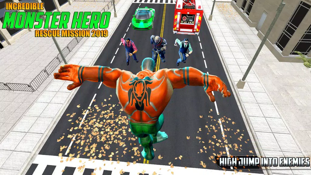 Incredible Monster Superhero Crime City 2018应用截图第1张