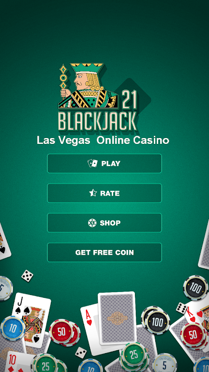 BlackJack 21: Las Vegas  Online Casino Game ဖန်သားပြင်ဓာတ်ပုံ 0