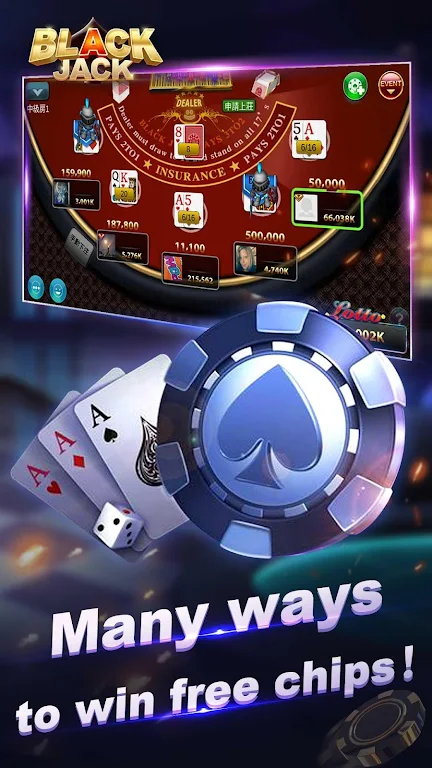 Blackjack 21-Free online poker game-jackpot casino Screenshot 2