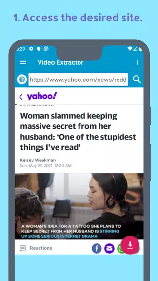 Video Extractor Скриншот 1