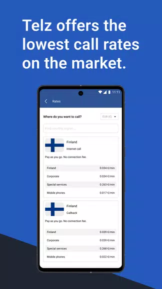 Telz International Calls Screenshot 3