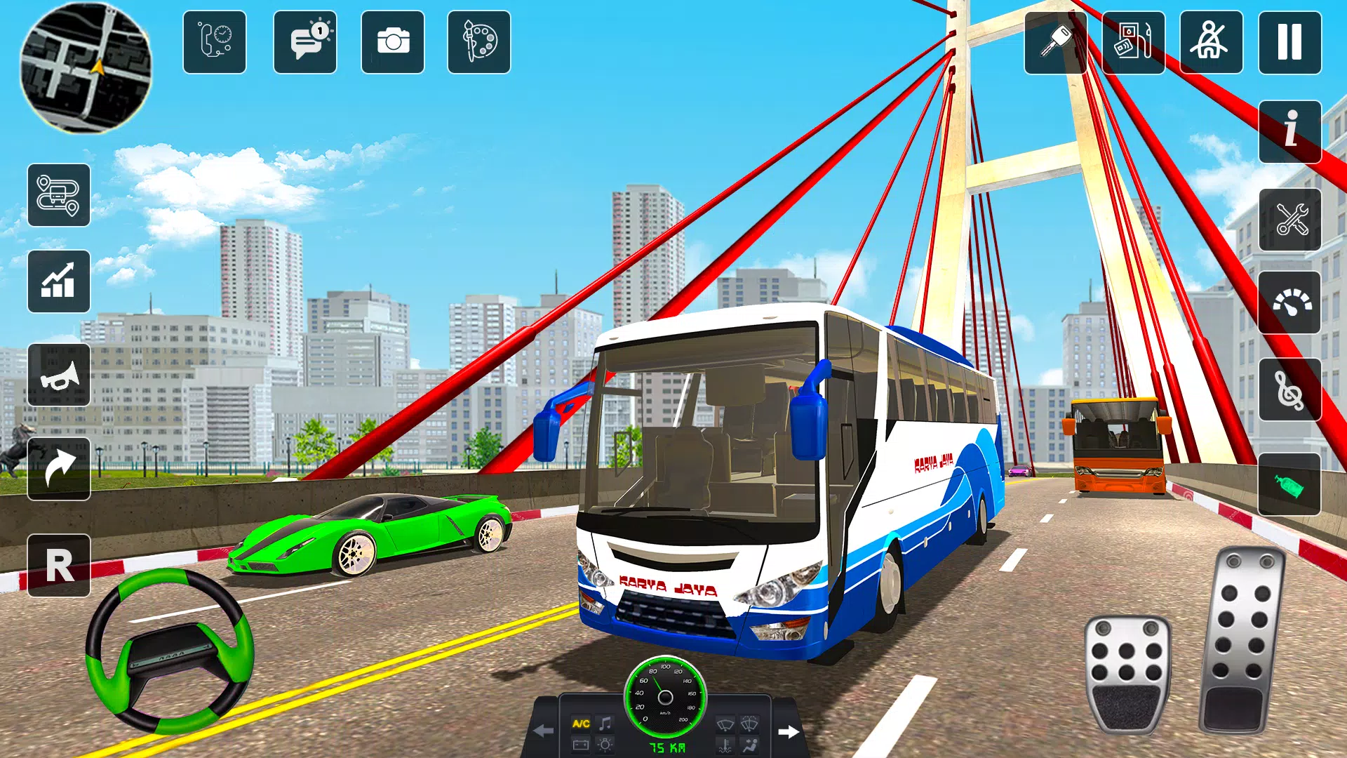 Coach Bus Games Bus Simulator Tangkapan skrin 3